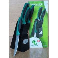 Набор ножей Green Life GL-0074