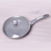 Сковорода с гранитным антипригарным покрытием с крышкой d=22 см Kamille KM-4270GR