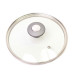 Крышка стеклянная с металлическим ободком 24см Kamille 0824GR