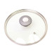 Крышка стеклянная с металлическим ободком 26см Kamille 0825GR