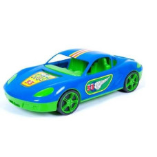 Машина спортивная с наклейками (синяя) KW-07-702-1N